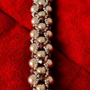 Beautiful Brown Beaded Bracelet